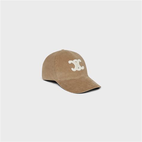 celine leather baseball cap|celine triomphe baseball hat.